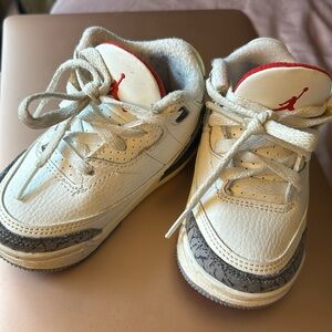 Jordan 3 Retro Reimagined White Cement Size 5C Toddler